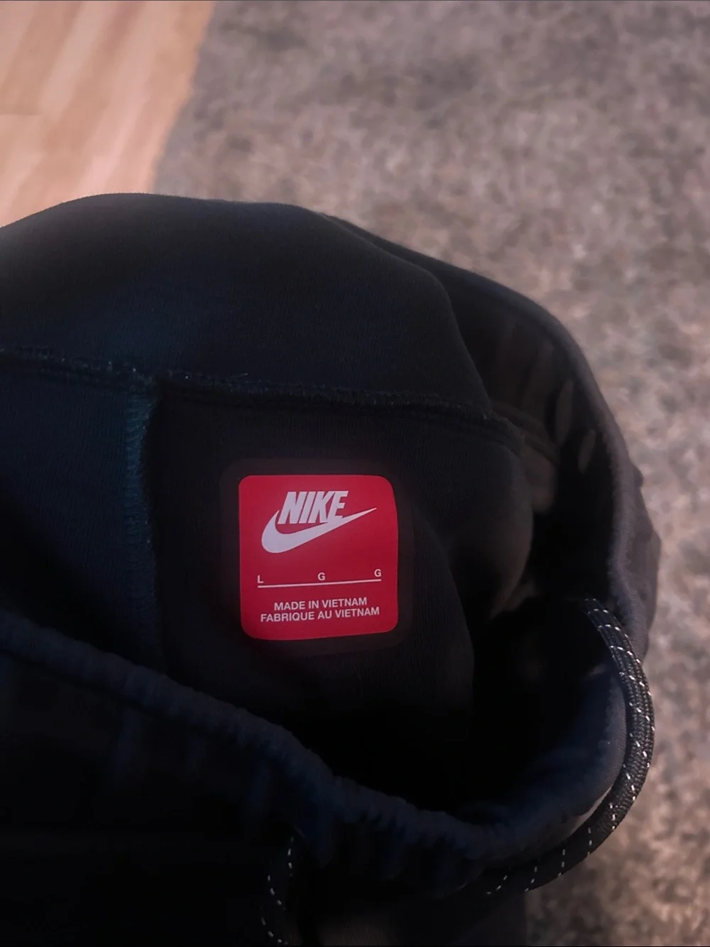 Nike Black Kids Jogger Pants with Subtle Logo
